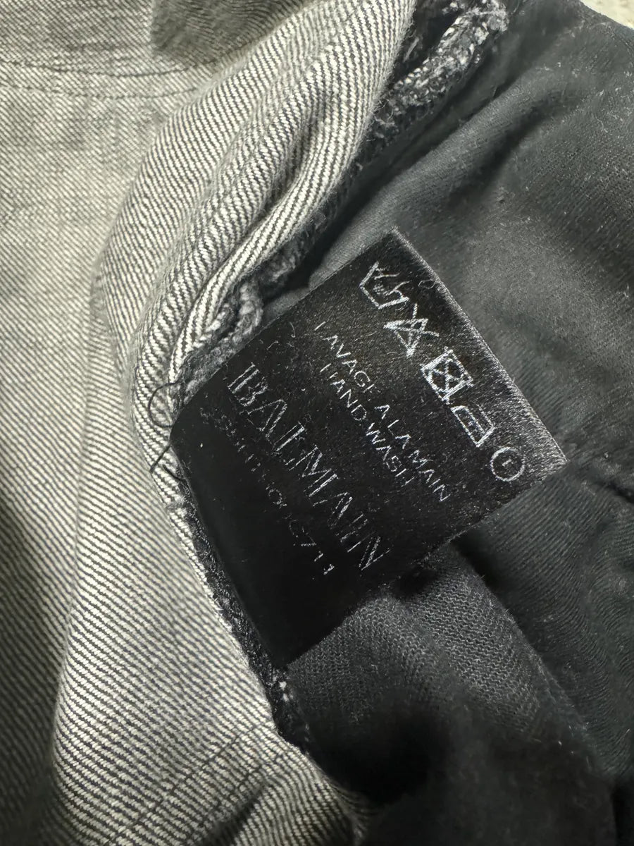 2010s Balmain Grey Slim Denim Jeans dyQGHWB 7