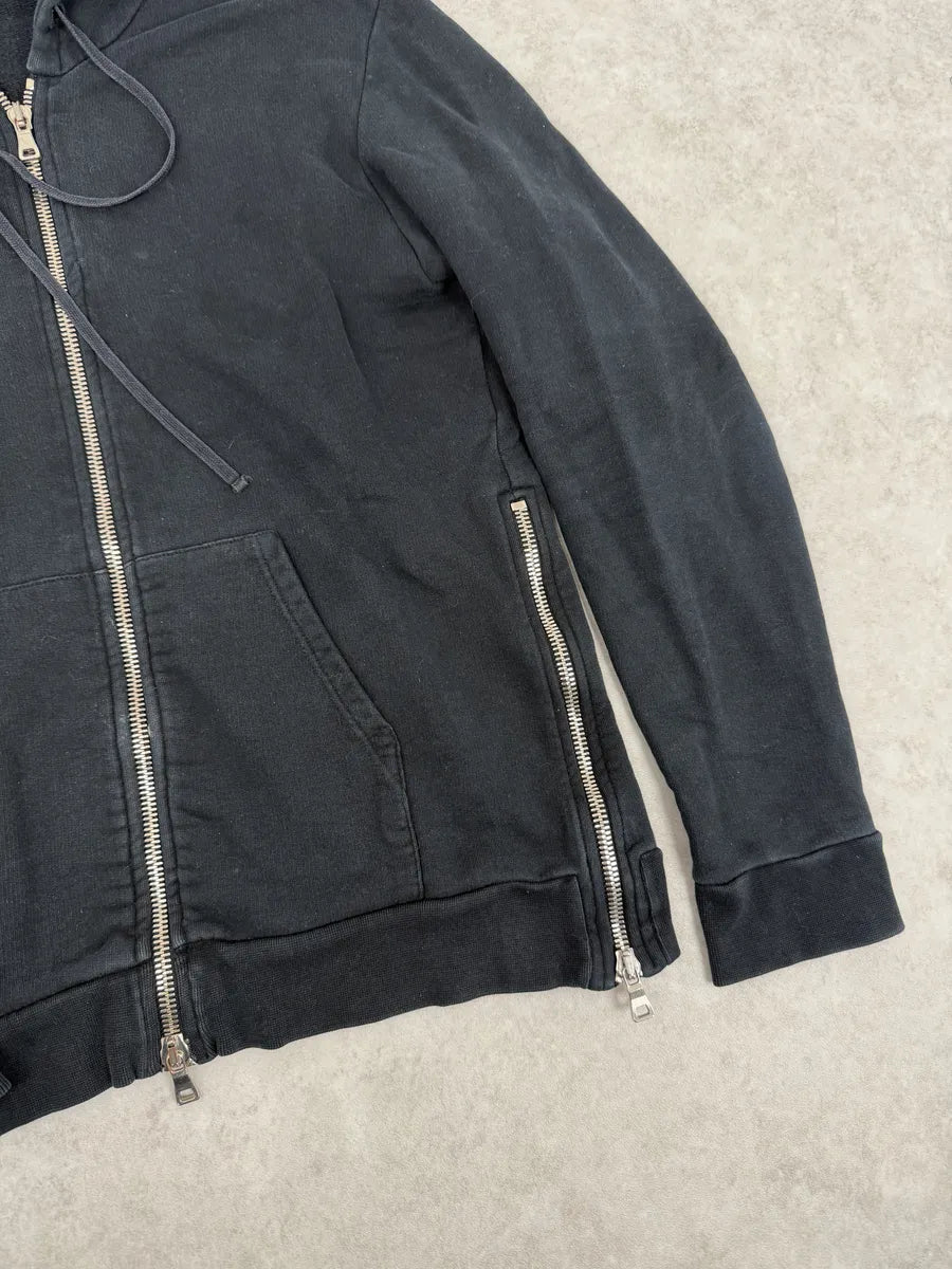 2010s Balmain Multi Zip Black Zip-up Hoodie wEfltgC 5
