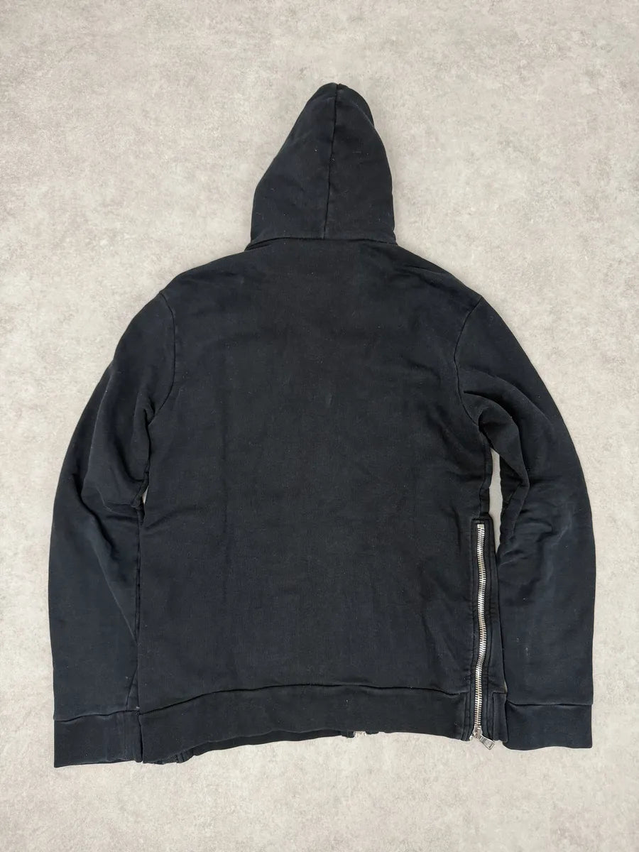 2010s Balmain Multi Zip Black Zip-up Hoodie wEfltgC 9