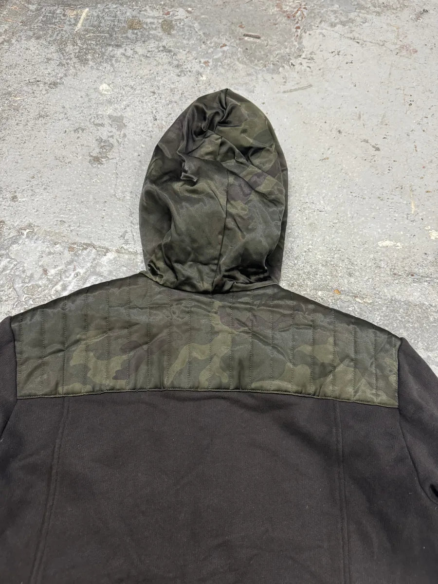 2010s Balmain Obscure Camo Padded Zip-up Hoodie NhTvgZA 2