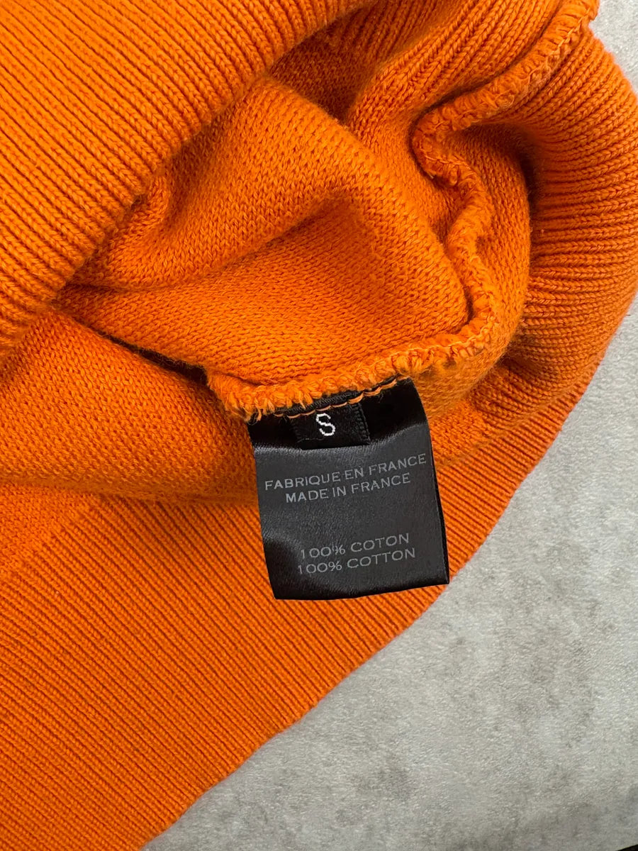 2010s Balmain Orange Buttoned Hooded Sweater wCGiMmD 8