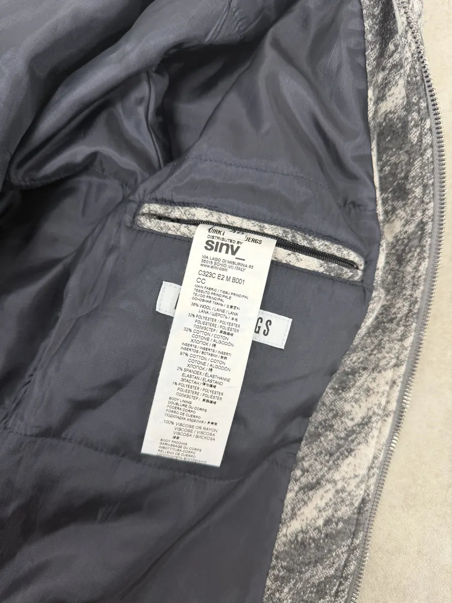 2010s Bikkembergs Abstract Black & Beige Bomber Jacket XAaFAUp 10