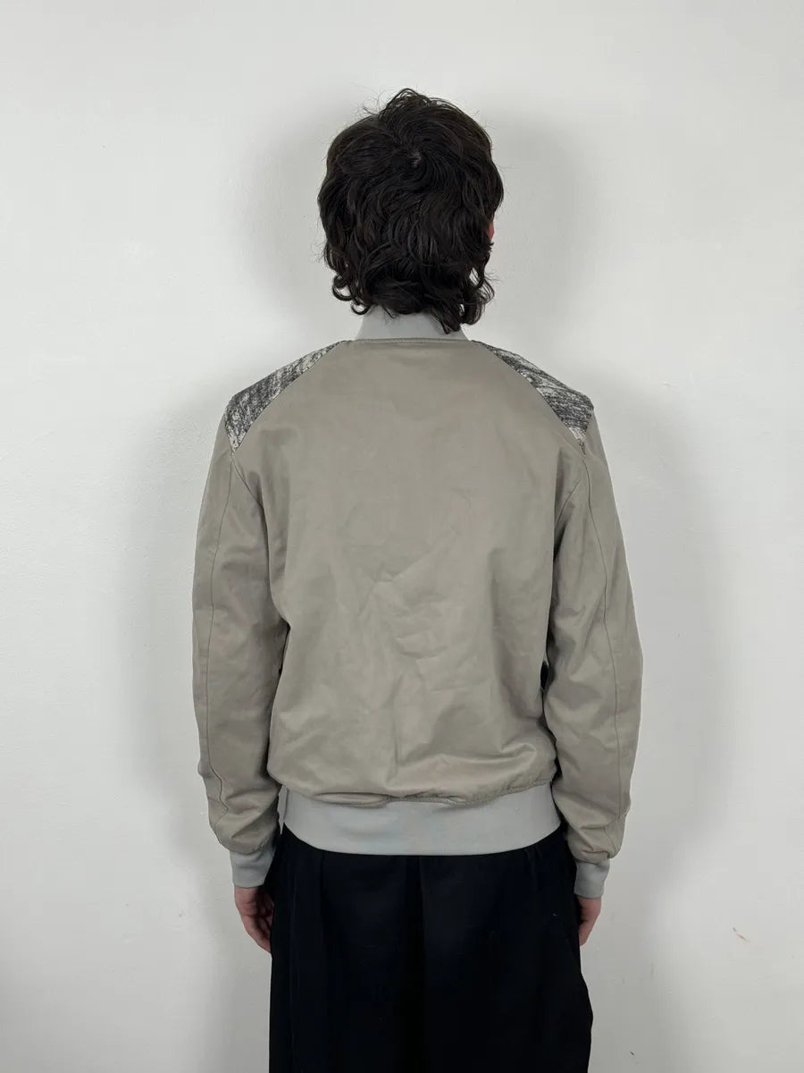 2010s Bikkembergs Abstract Black & Beige Bomber Jacket XAaFAUp 2