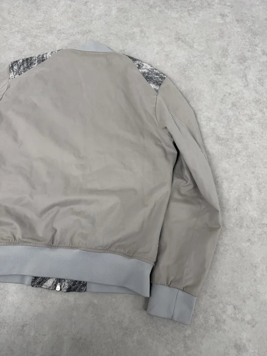 2010s Bikkembergs Abstract Black & Beige Bomber Jacket XAaFAUp 4
