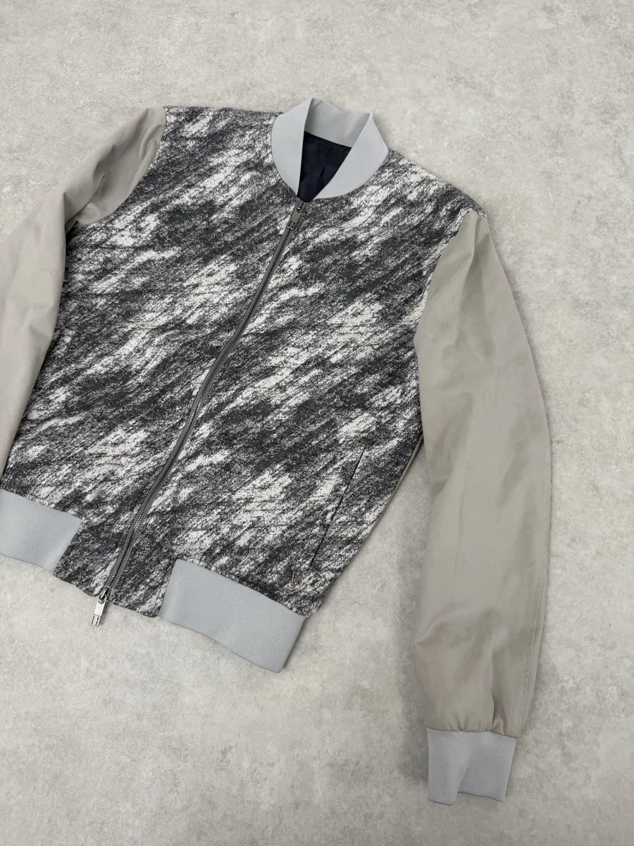 2010s Bikkembergs Abstract Black & Beige Bomber Jacket XAaFAUp 5