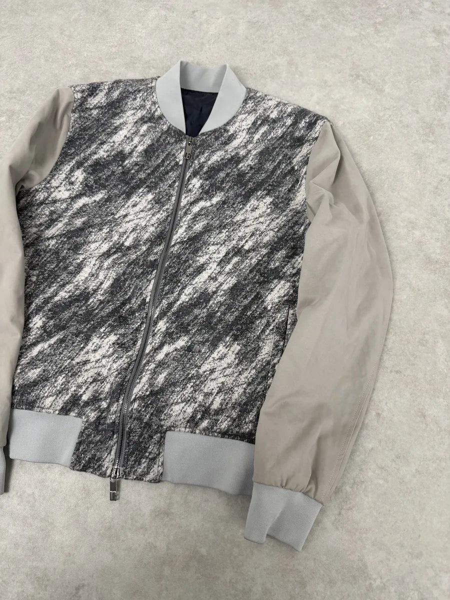 2010s Bikkembergs Abstract Black & Beige Bomber Jacket XAaFAUp 7