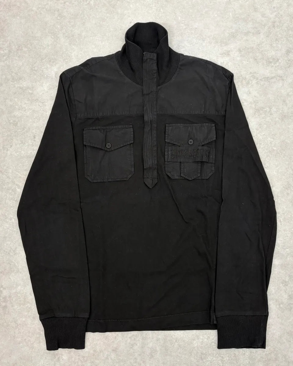 2010s Bikkembergs Black Cargo Polo Shirt UavJLPq 0