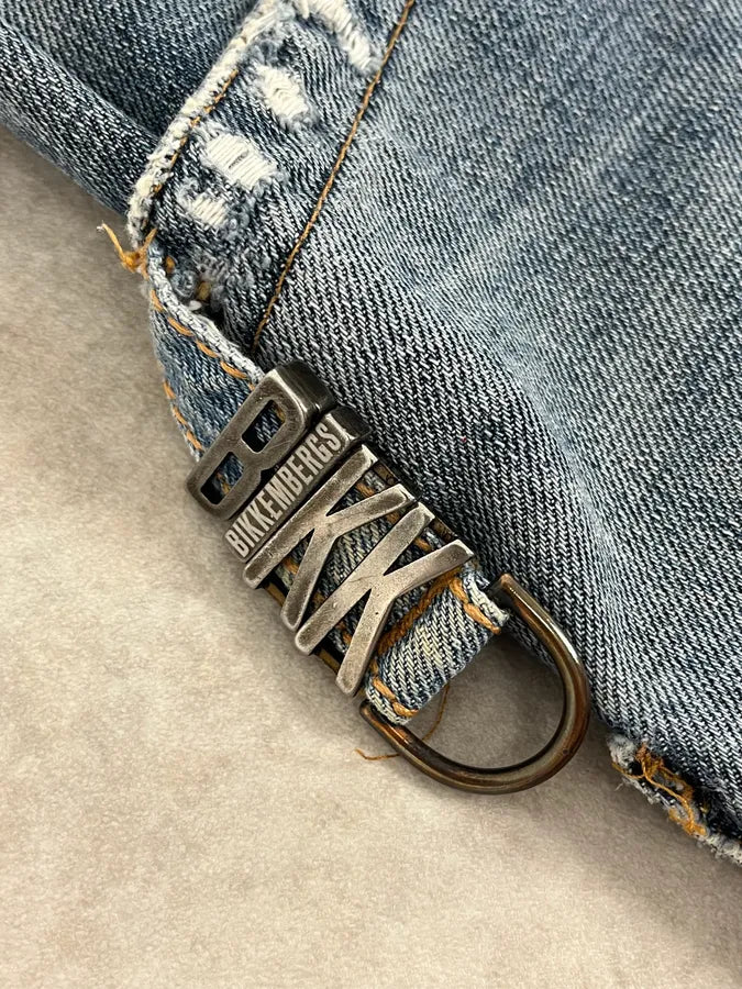 2010s Bikkembergs Blue Avant-Garde Denim Jeans RaWEDOT 10