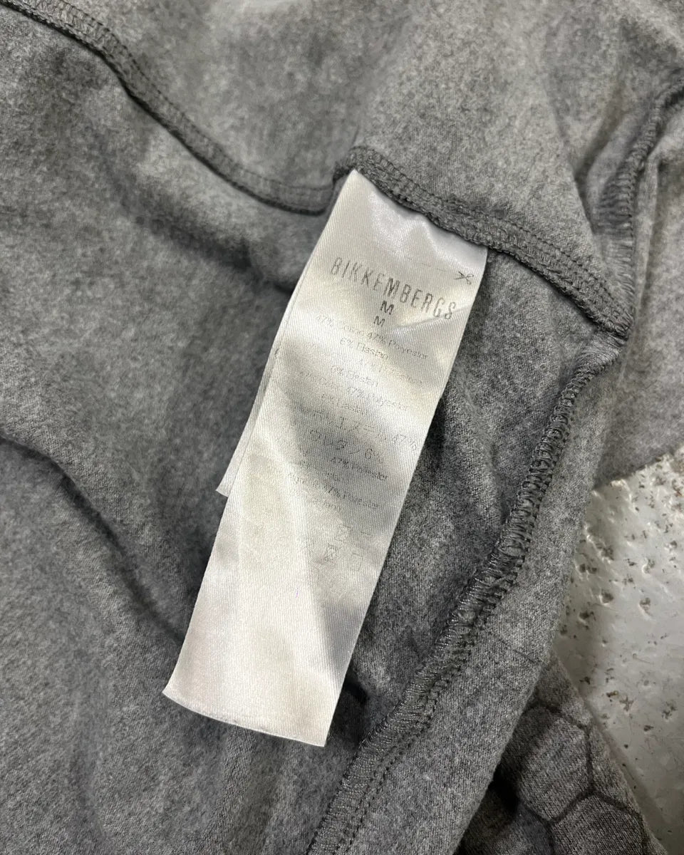 2010s Bikkembergs Grey Honeycomb Zip-up Sweater BnlfQsl 12