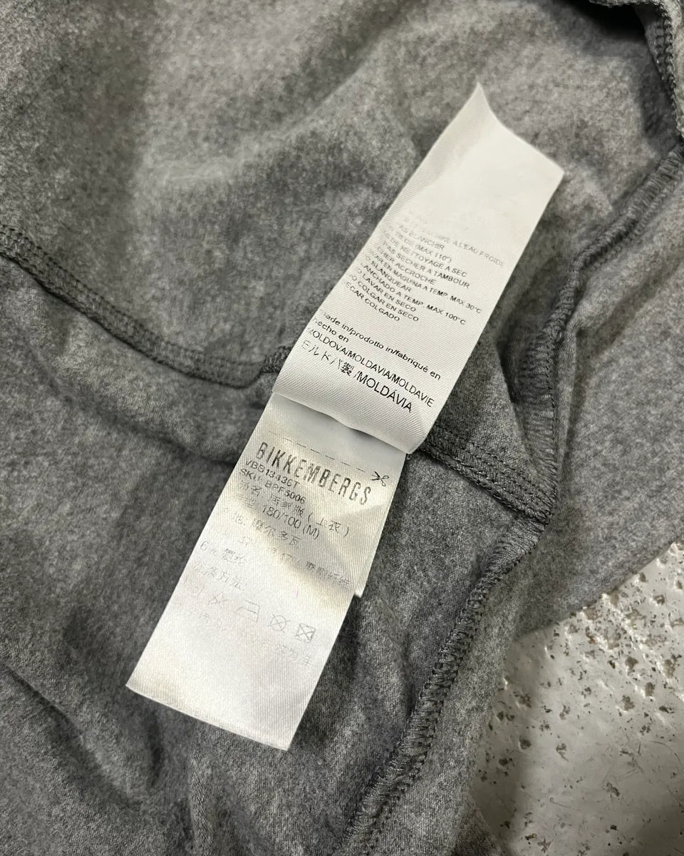 2010s Bikkembergs Grey Honeycomb Zip-up Sweater BnlfQsl 13