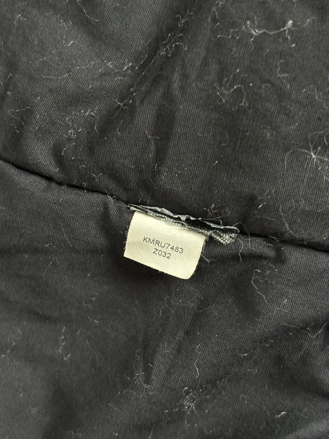 2010s Black Nylon Bomber Multi-Zip Jacket EQNoBNd 11