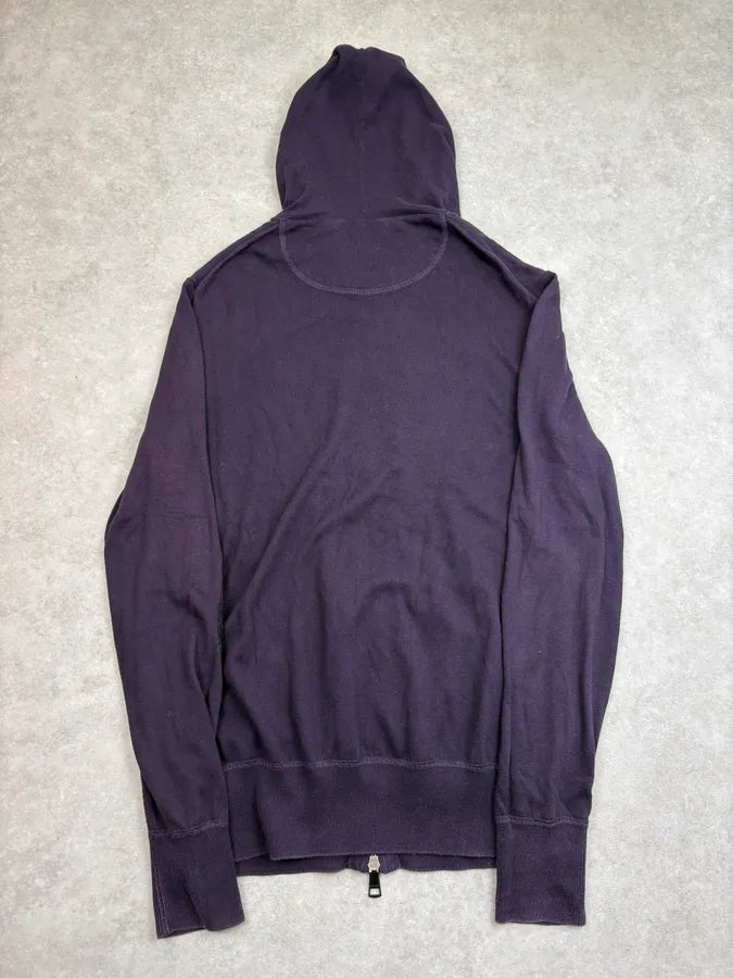 2010s Burberry Purple Check Patch Tartan Zip-up Hoodie wqNfLvJ 5