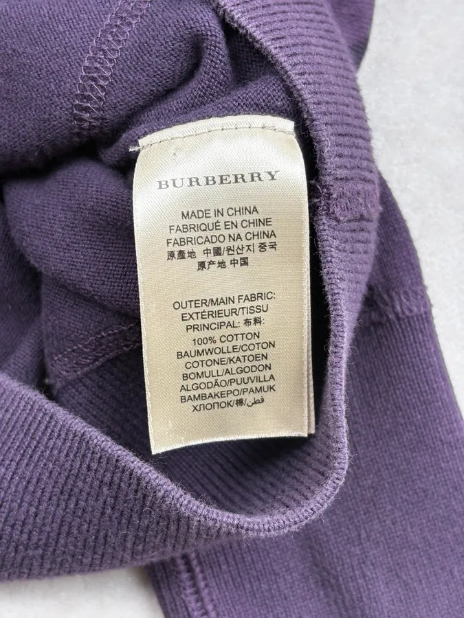 2010s Burberry Purple Check Patch Tartan Zip-up Hoodie wqNfLvJ 11