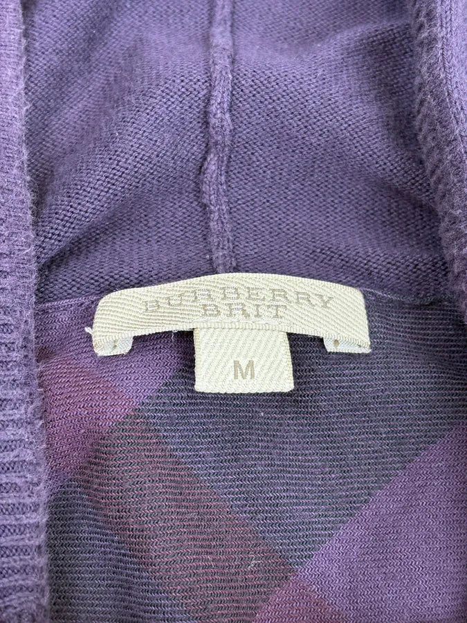 2010s Burberry Purple Check Patch Tartan Zip-up Hoodie wqNfLvJ 10