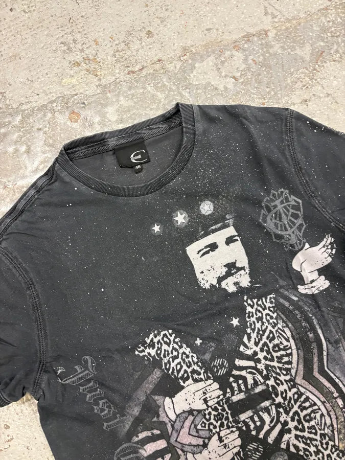 SS2011 Cavalli Anthracite Grey Dictator T-Shirt JhPRvqB 4