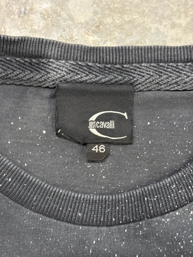 SS2011 Cavalli Anthracite Grey Dictator T-Shirt JhPRvqB 7