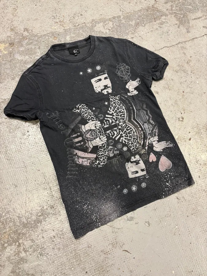 SS2011 Cavalli Anthracite Grey Dictator T-Shirt JhPRvqB 3