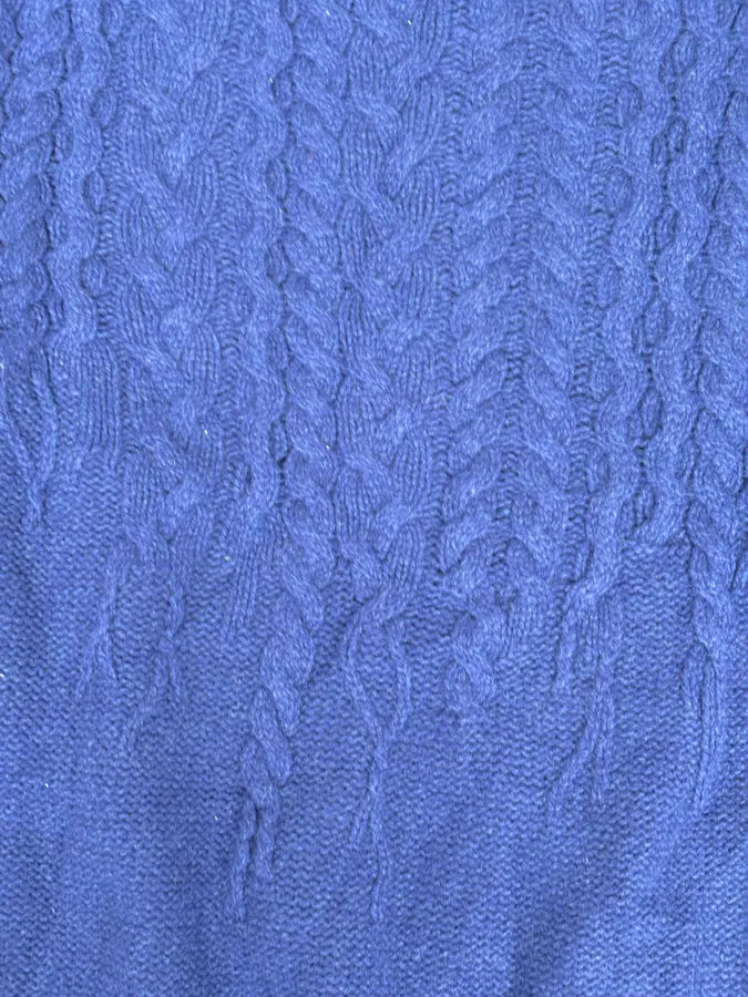 2010s Cavalli Avant-Garde Navy Destructured Wool Sweater VWwDOCf 8