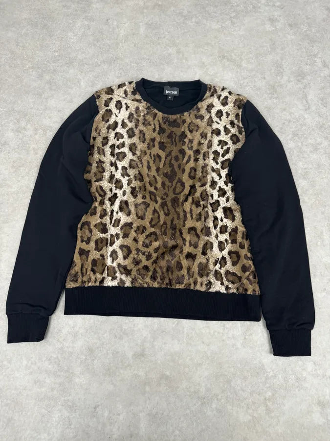 2010s Cavalli Black Leopard Sweater oIvhShW 0