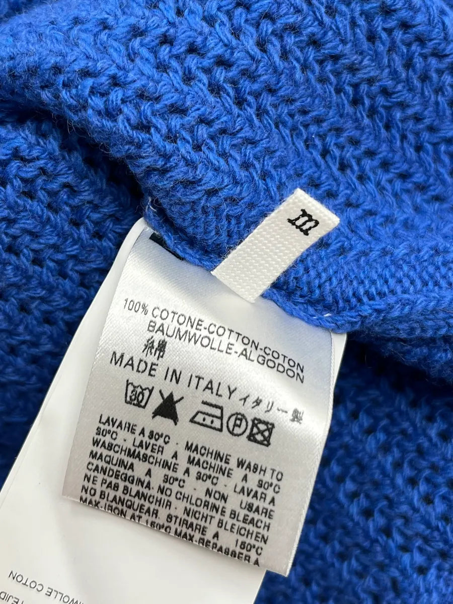 2010s Cavalli Blue & Black Contemporary Sweater jSFGJkQ 9