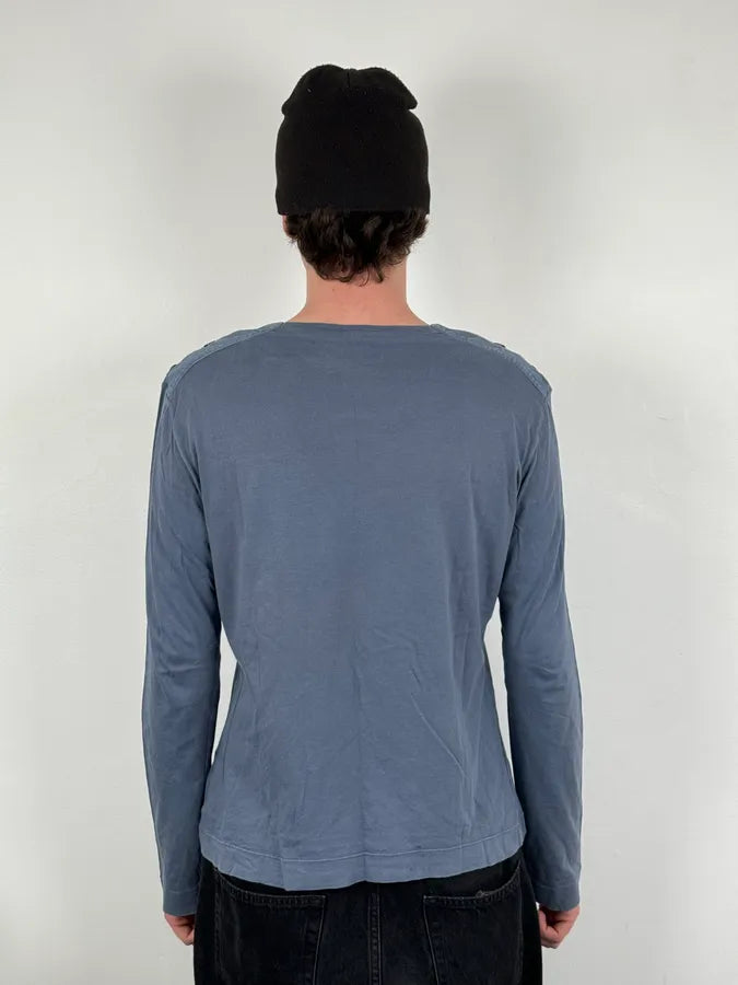 2010s Cavalli Blue Royal Military Ornament Longsleeve qBYQzuG 2