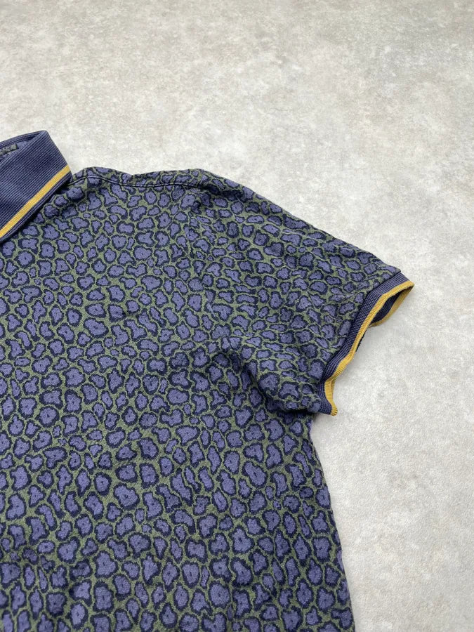 2010s Cavalli Class Leopard Navy Polo pWJYHBu 4