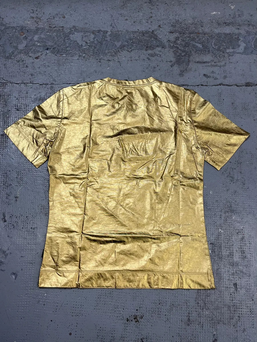 2010s Cavalli Gold Cotton Zebra Print T-Shirt  DgCSlfT 6