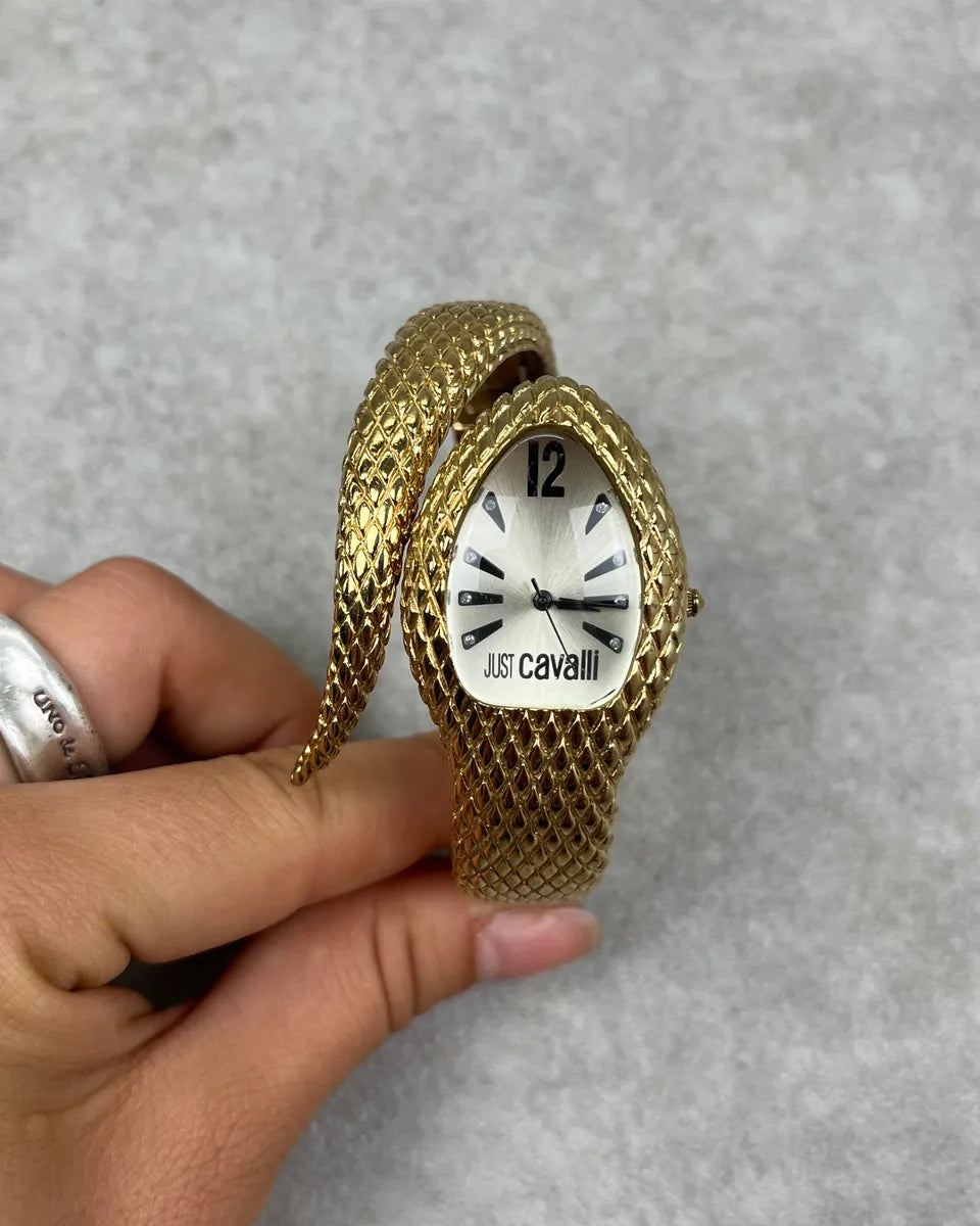 2010s Cavalli Golden Snake Bracelet Watch  gcaBIzE 4