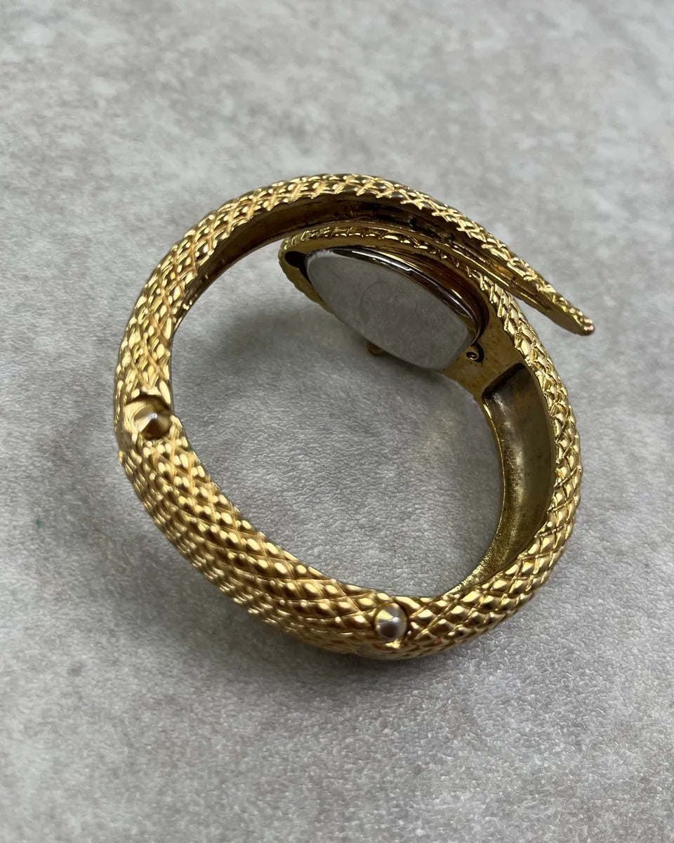 2010s Cavalli Golden Snake Bracelet Watch  gcaBIzE 6