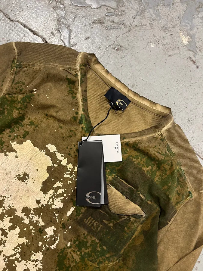 2010s Cavalli Green Military Longsleeves  OLyRRYi 4