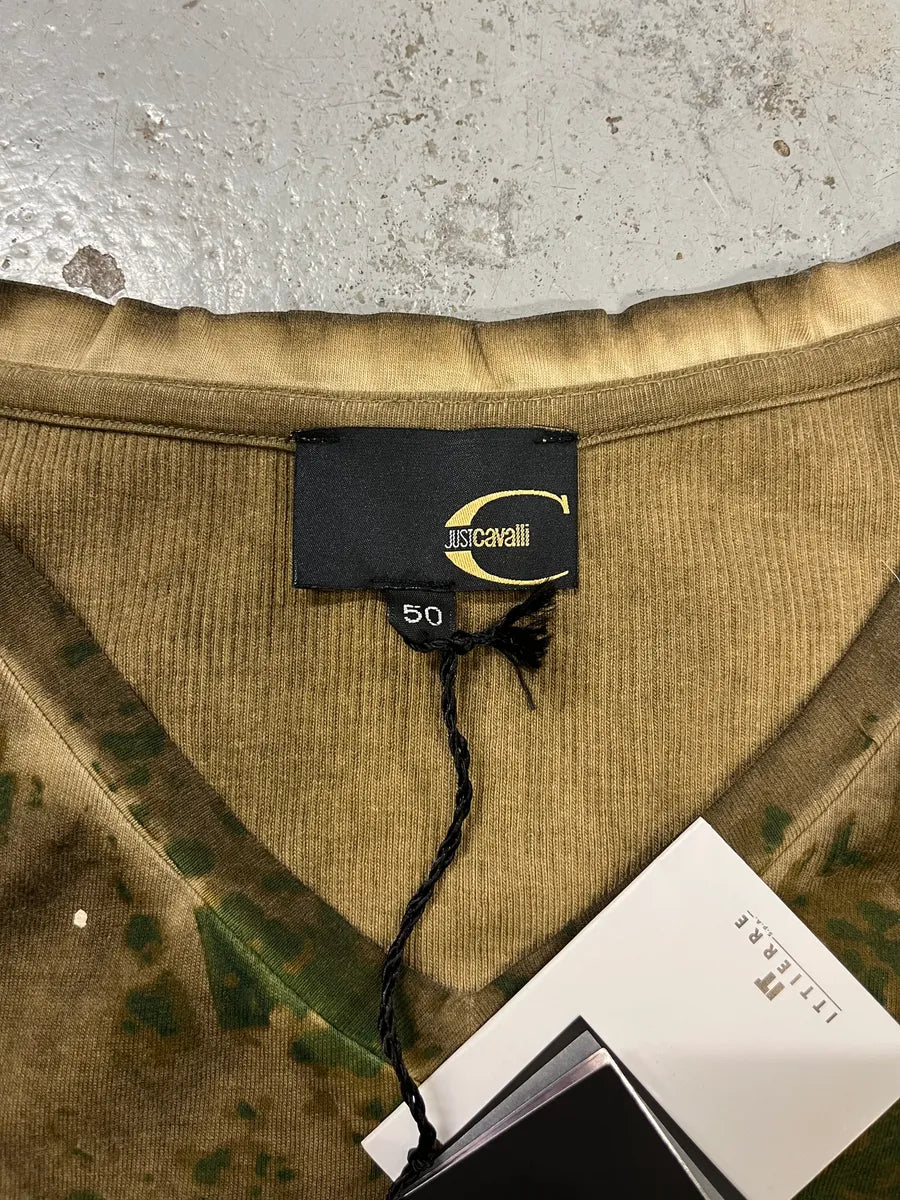 2010s Cavalli Green Military Longsleeves  OLyRRYi 7