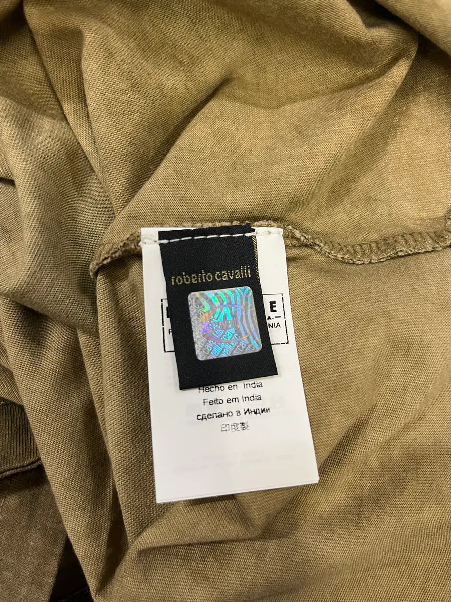 2010s Cavalli Green Military Longsleeves  OLyRRYi 8