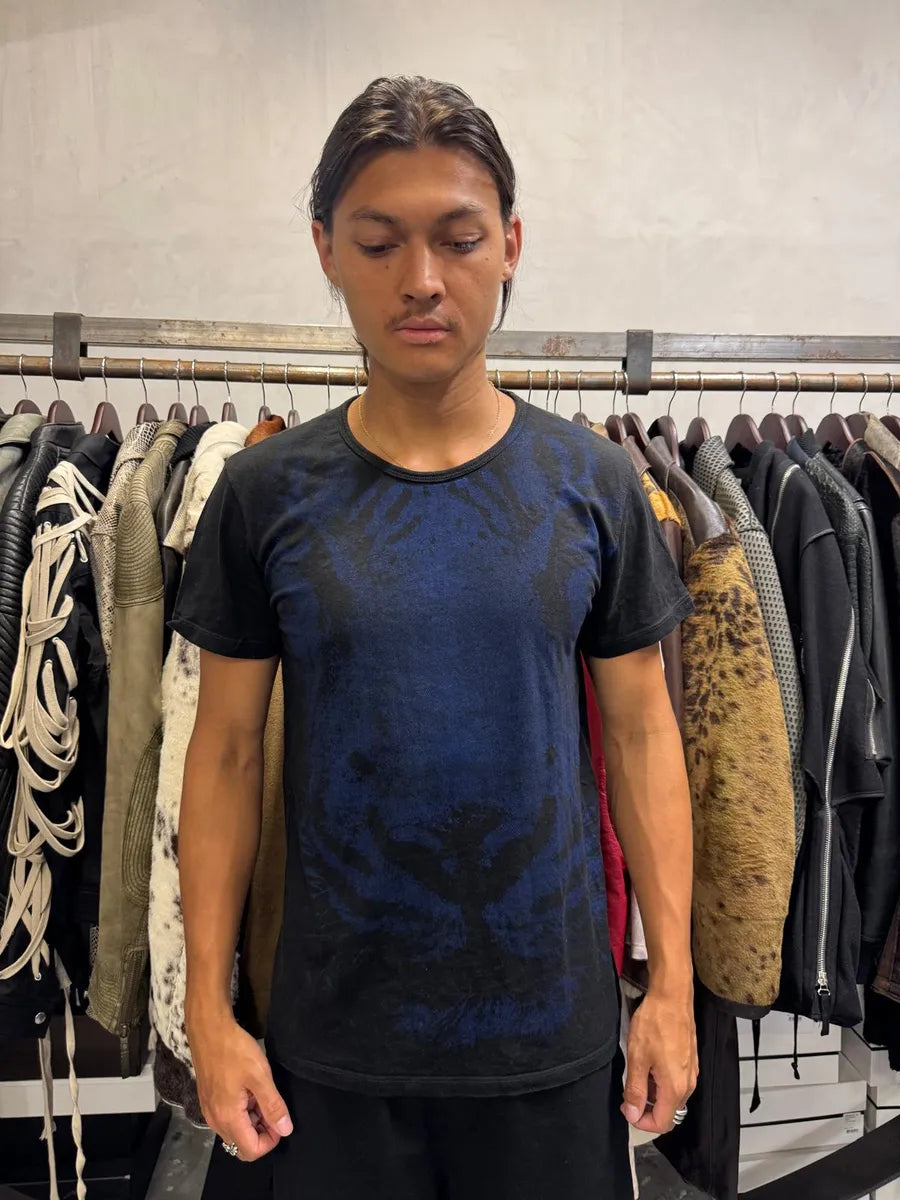 2010s Cavalli Navy Tiger Black T-Shirt nNIXoXi 1