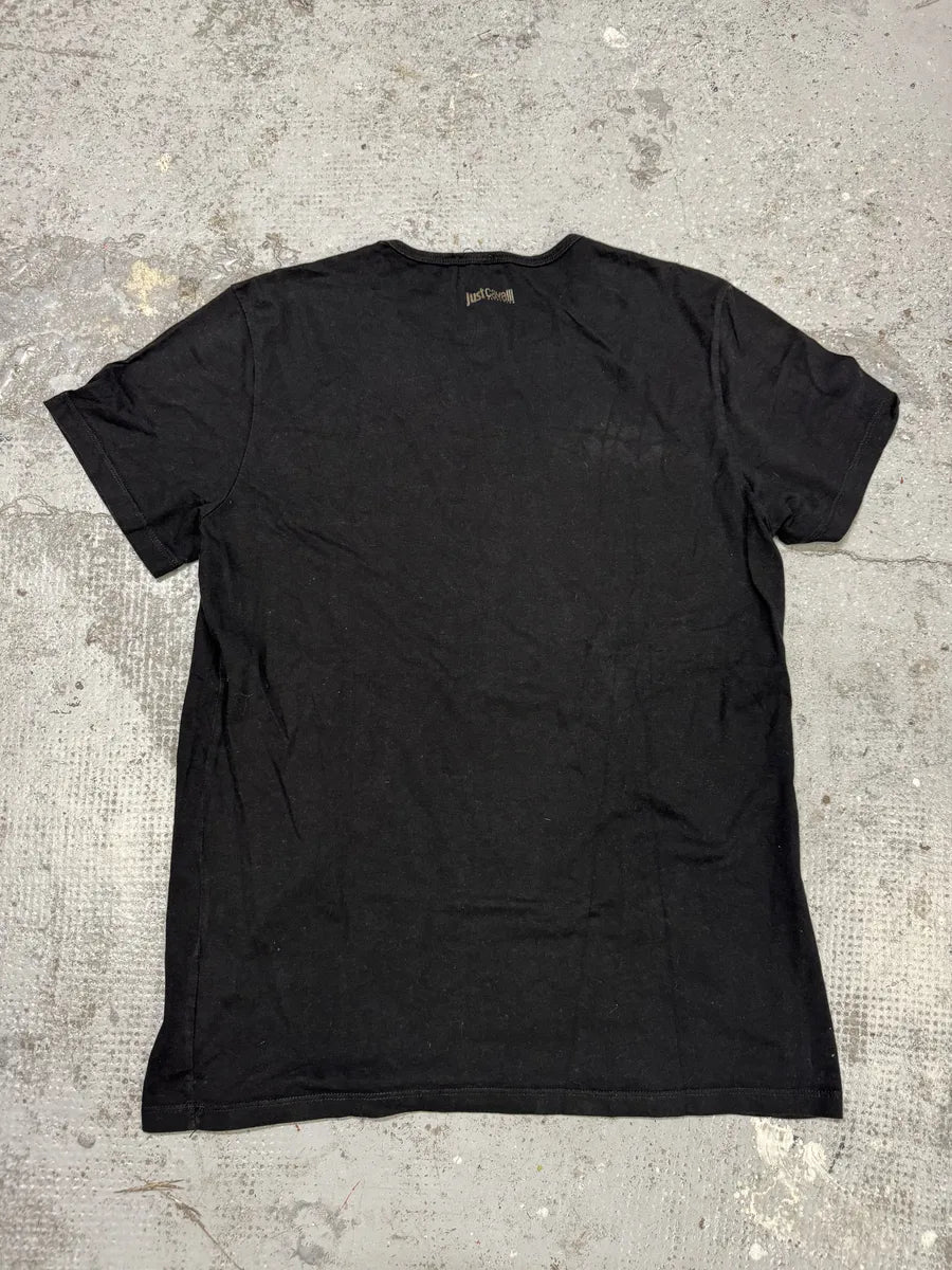 2010s Cavalli Navy Tiger Black T-Shirt nNIXoXi 3