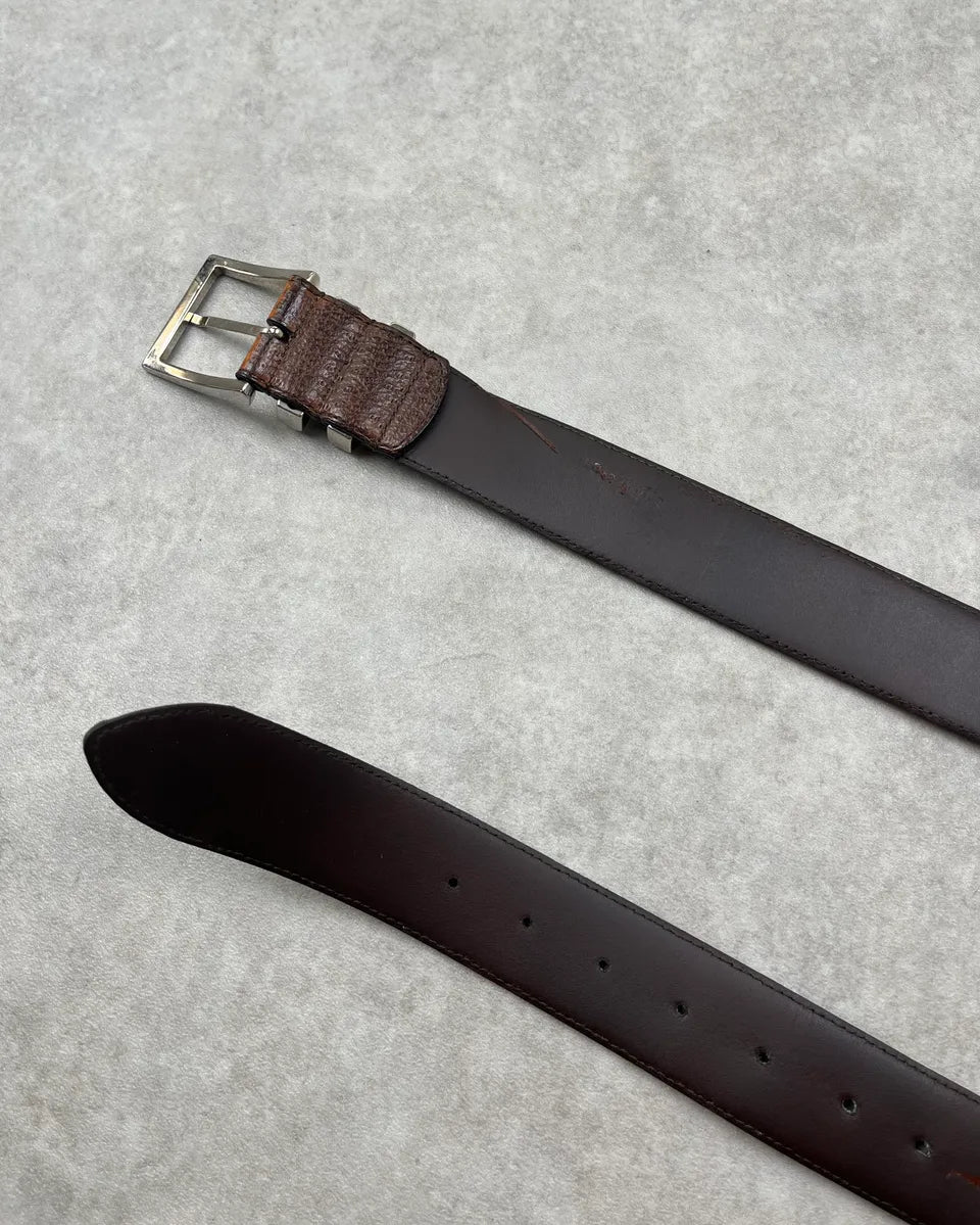 2010s Cesare Paciotti Brown Dagger Leather Belt cKbPCqJ 6