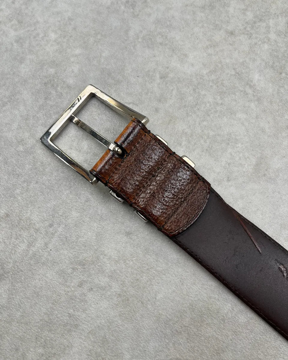 2010s Cesare Paciotti Brown Dagger Leather Belt cKbPCqJ 7
