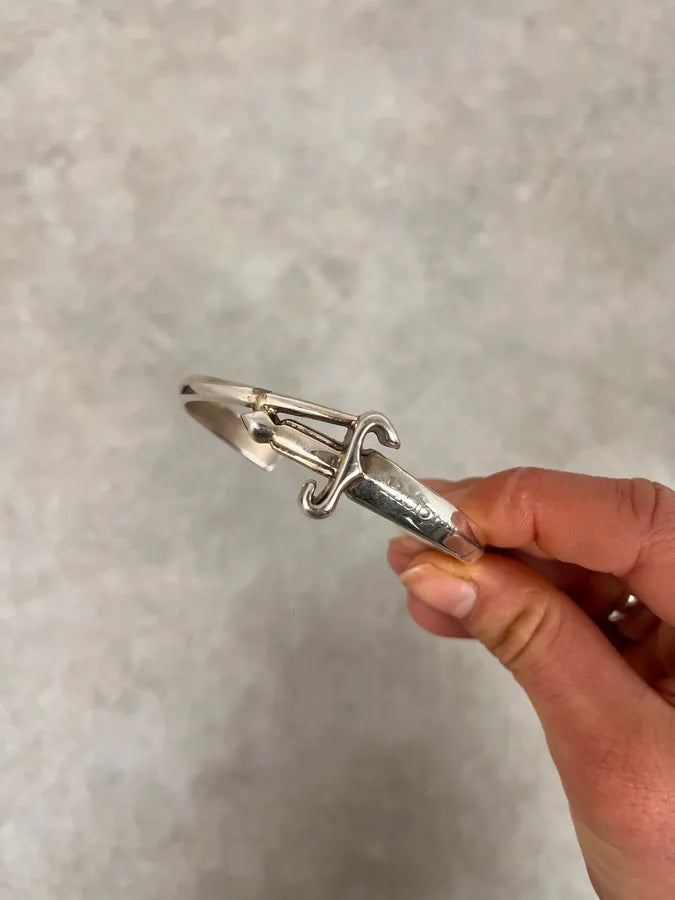 2010s Cesare Paciotti Silver Dagger Bracelet FdcmdDu 4