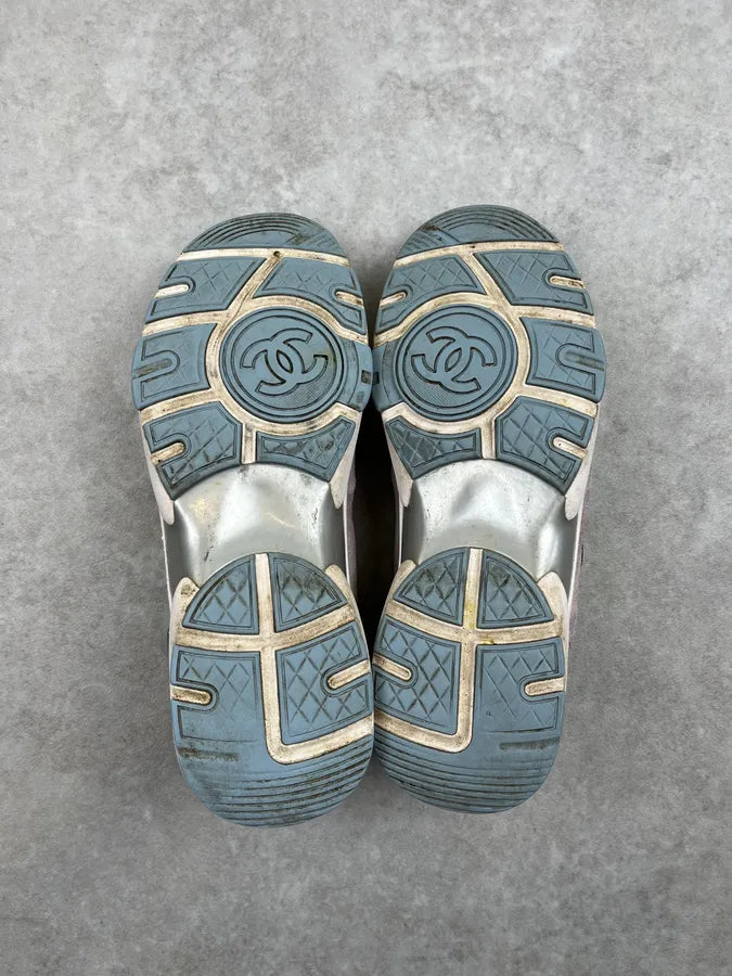 2010s Chanel Yellow CC Runner Sneakers wdYjttA 6