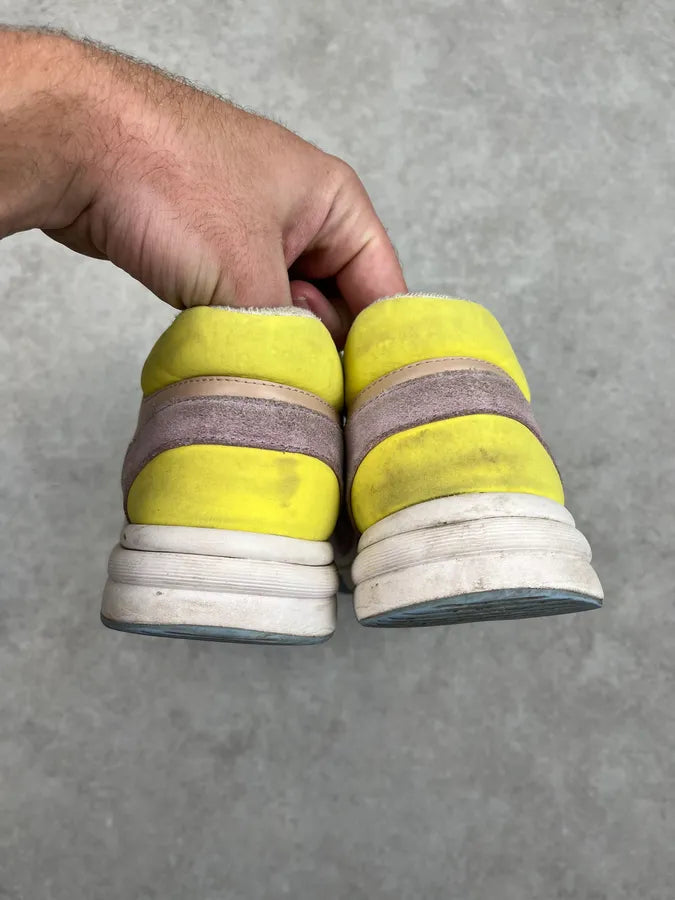 2010s Chanel Yellow CC Runner Sneakers wdYjttA 5
