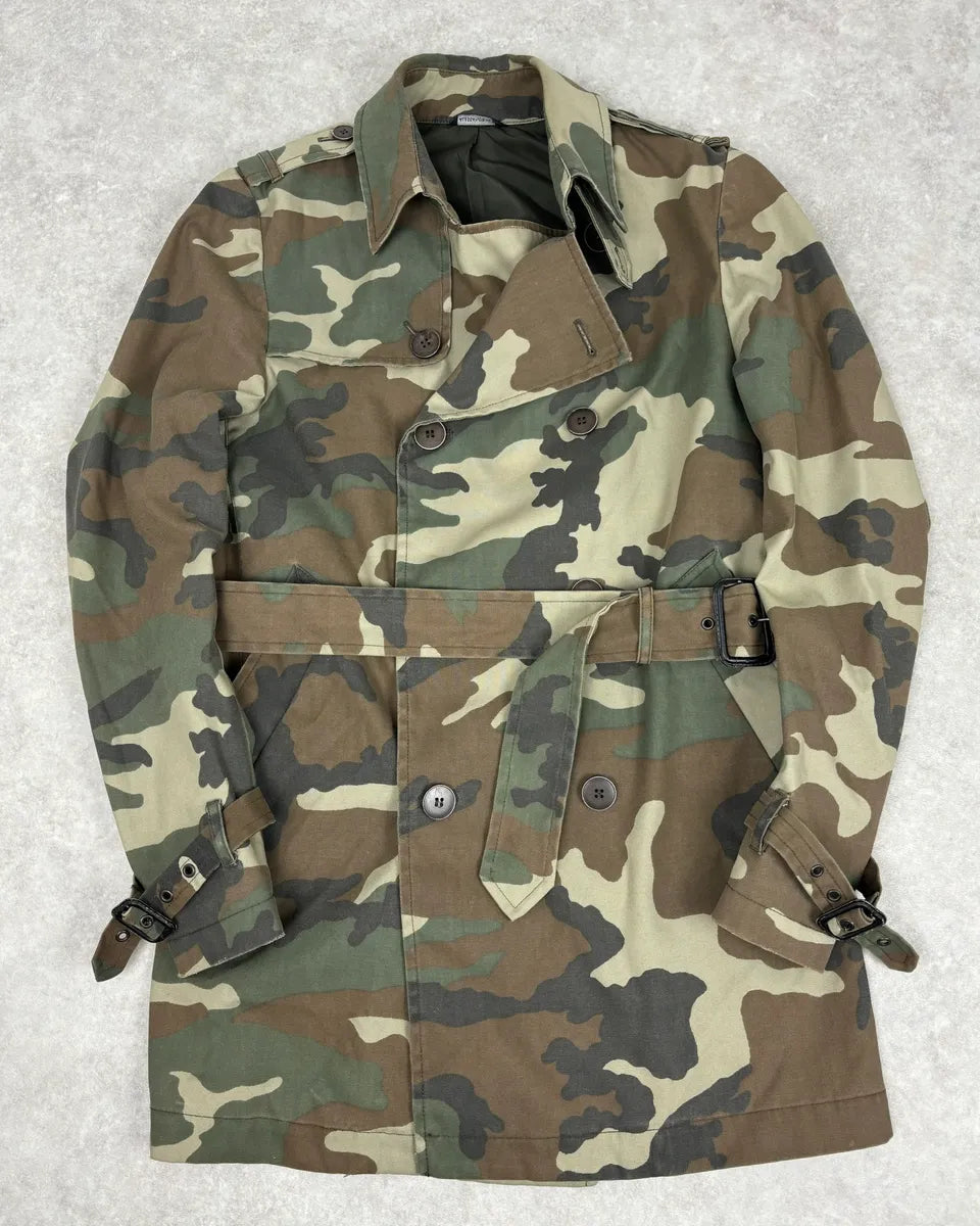 2010s Daniele Alessandrini Camo Trench Coat XmnuHHI 0