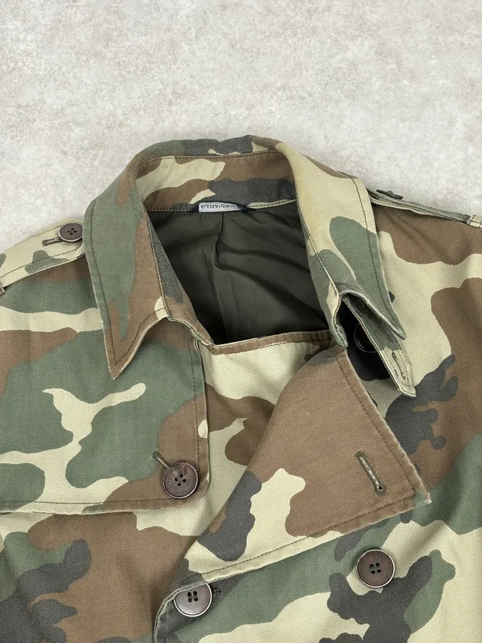 2010s Daniele Alessandrini Camo Trench Coat XmnuHHI 3
