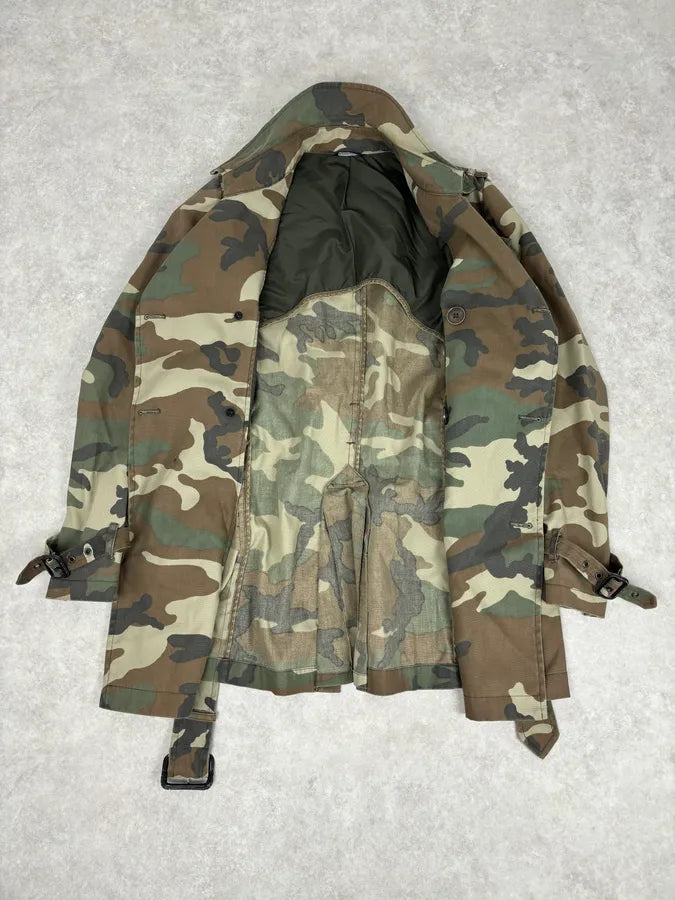 2010s Daniele Alessandrini Camo Trench Coat XmnuHHI 6
