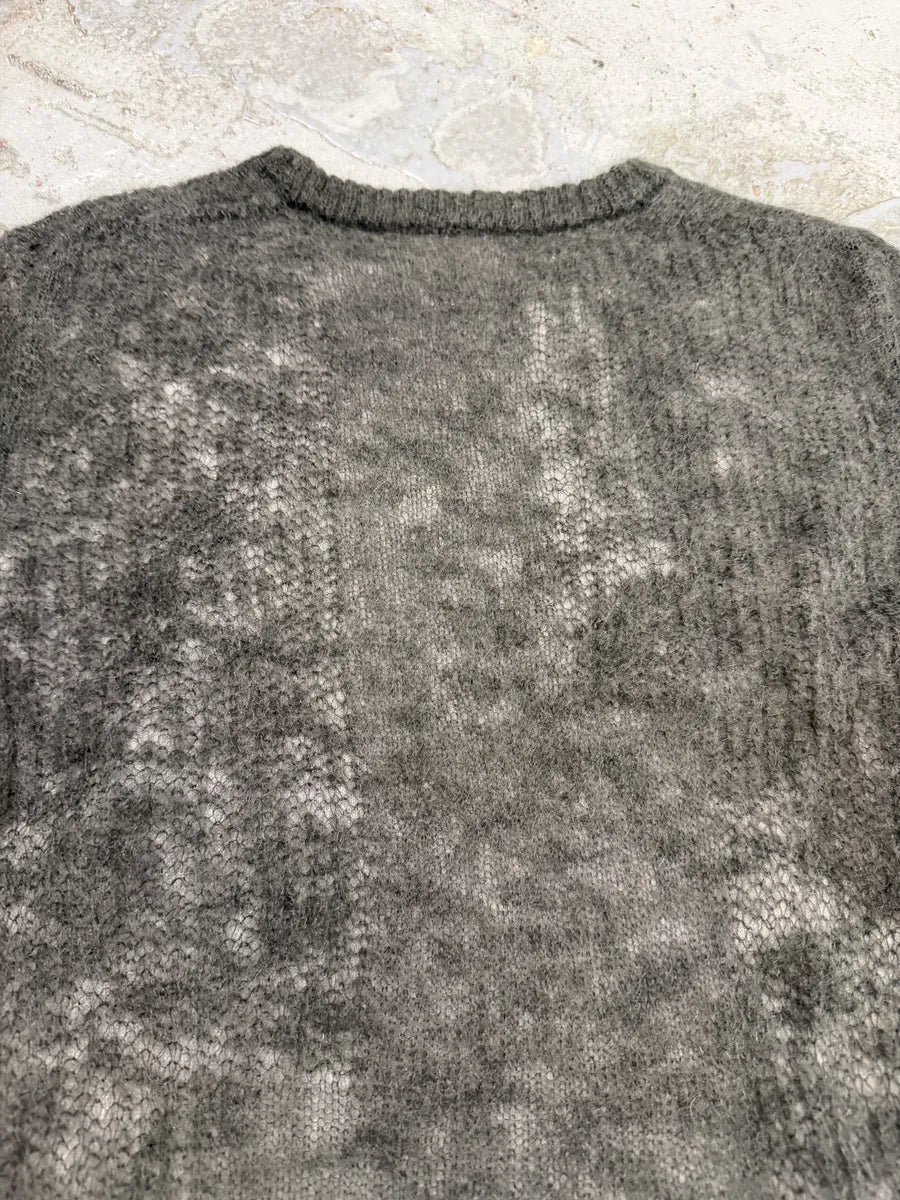 2010s Daniele Alessandrini Grey Layered Distressed Sweater cNzVLwW 3