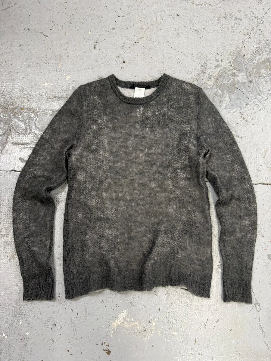 2010s Daniele Alessandrini Grey Layered Distressed Sweater cNzVLwW 7
