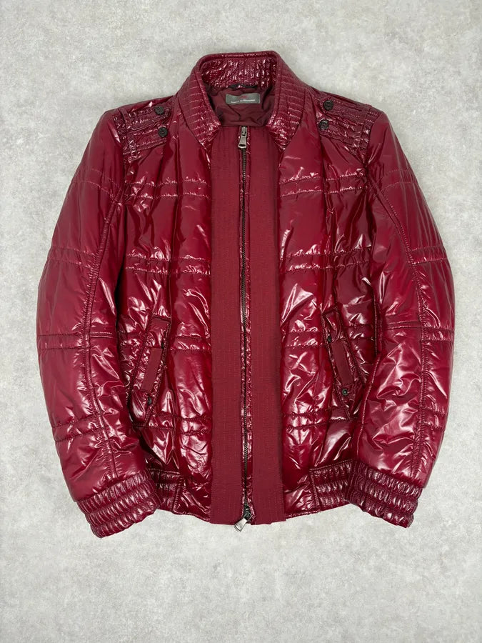 2010s Daniele Alessandrini Red British Puffer Jacket WRMBxQR 0