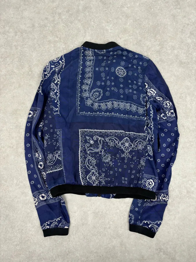 2010s Ralph Lauren Denim & Supply Bandana Patchwork Light Jacket xoXJrgg 4