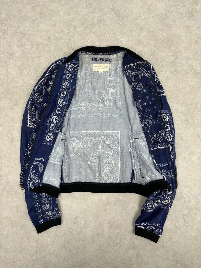 2010s Ralph Lauren Denim & Supply Bandana Patchwork Light Jacket xoXJrgg 6