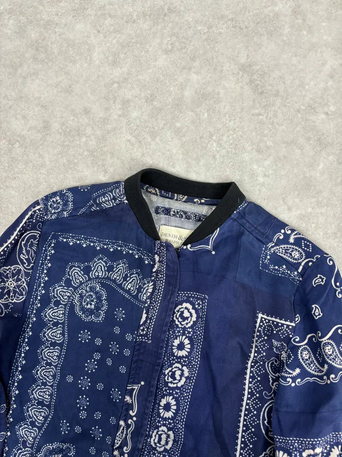 2010s Ralph Lauren Denim & Supply Bandana Patchwork Light Jacket xoXJrgg 3