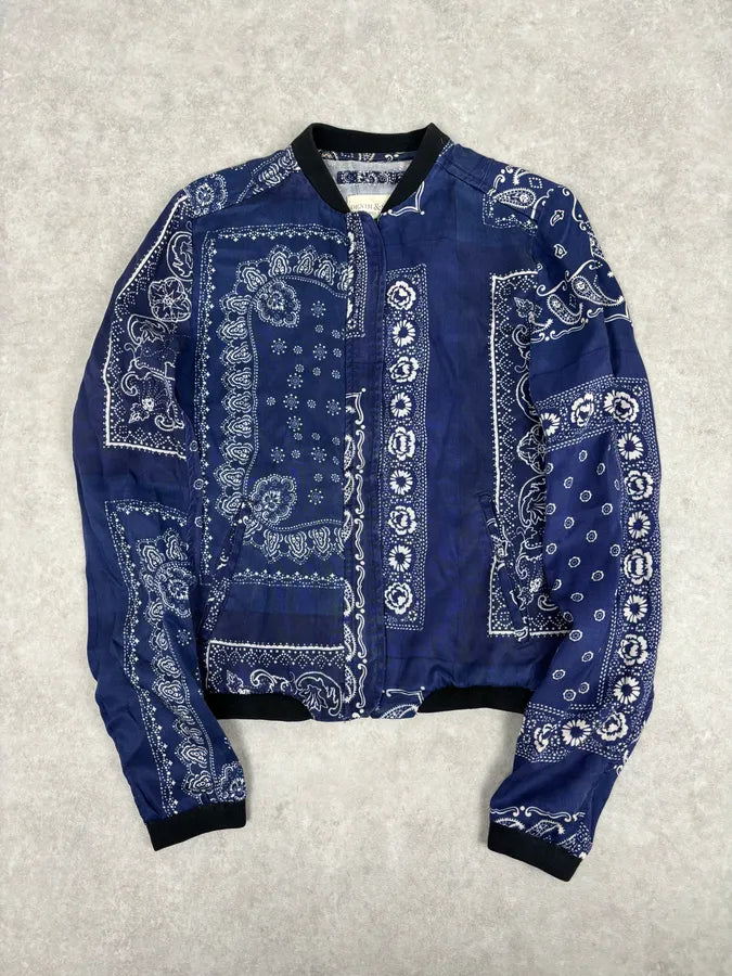 2010s Ralph Lauren Denim & Supply Bandana Patchwork Light Jacket xoXJrgg 0
