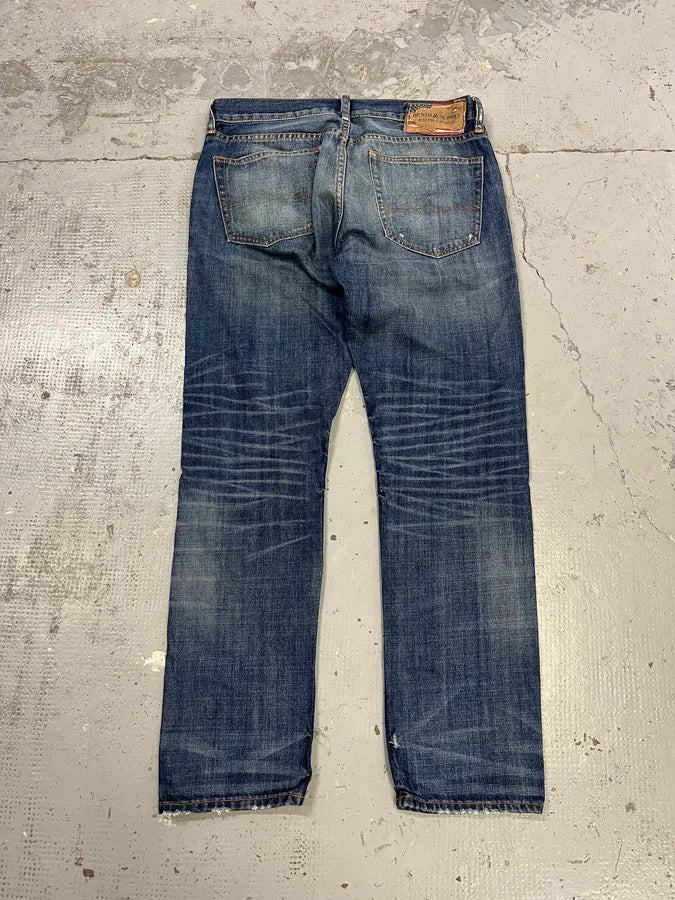 2010s Denim & Supply Ralph Lauren Navy Denim Washed Jeans PgjevrF 4